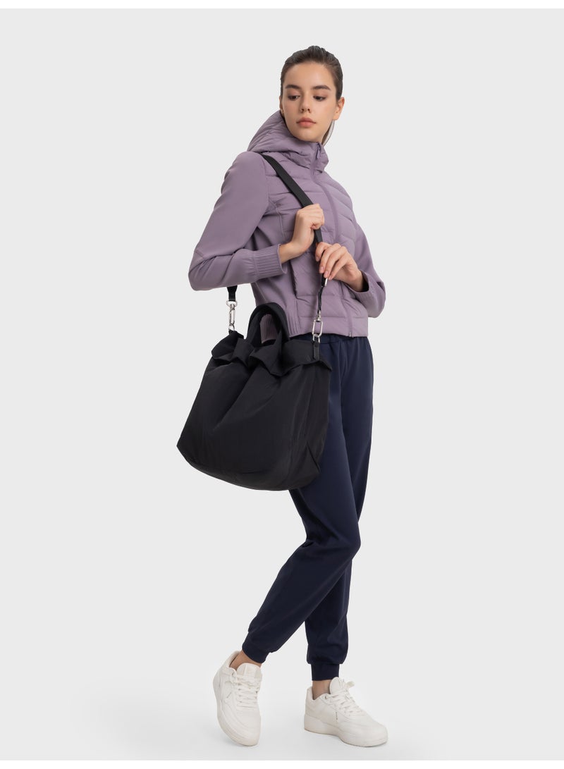 Ladies' versatile casual bag, simple and lightweight handbag, outdoor sports crossbody bag, water-resistant single-shoulder bag, student schoolbag - Image 2